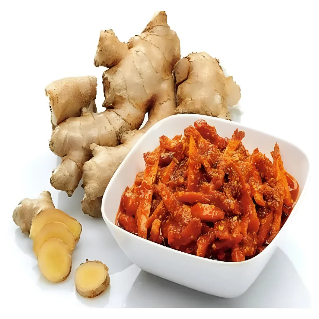 Yamini Foods Ginger Pickle / Maa Ginger Pickle / Orugai - 500 g (Pack of 2) - Orgoshops