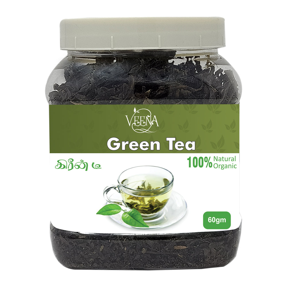 Veena Products Green Tea - 60g ( Pack of 2 )