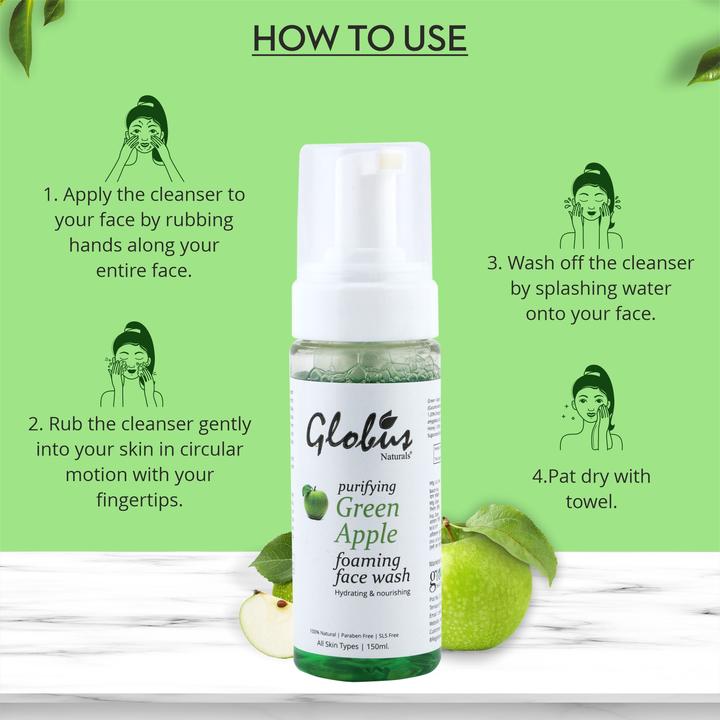 Purifying Green Apple Foaming Face wash 150ml