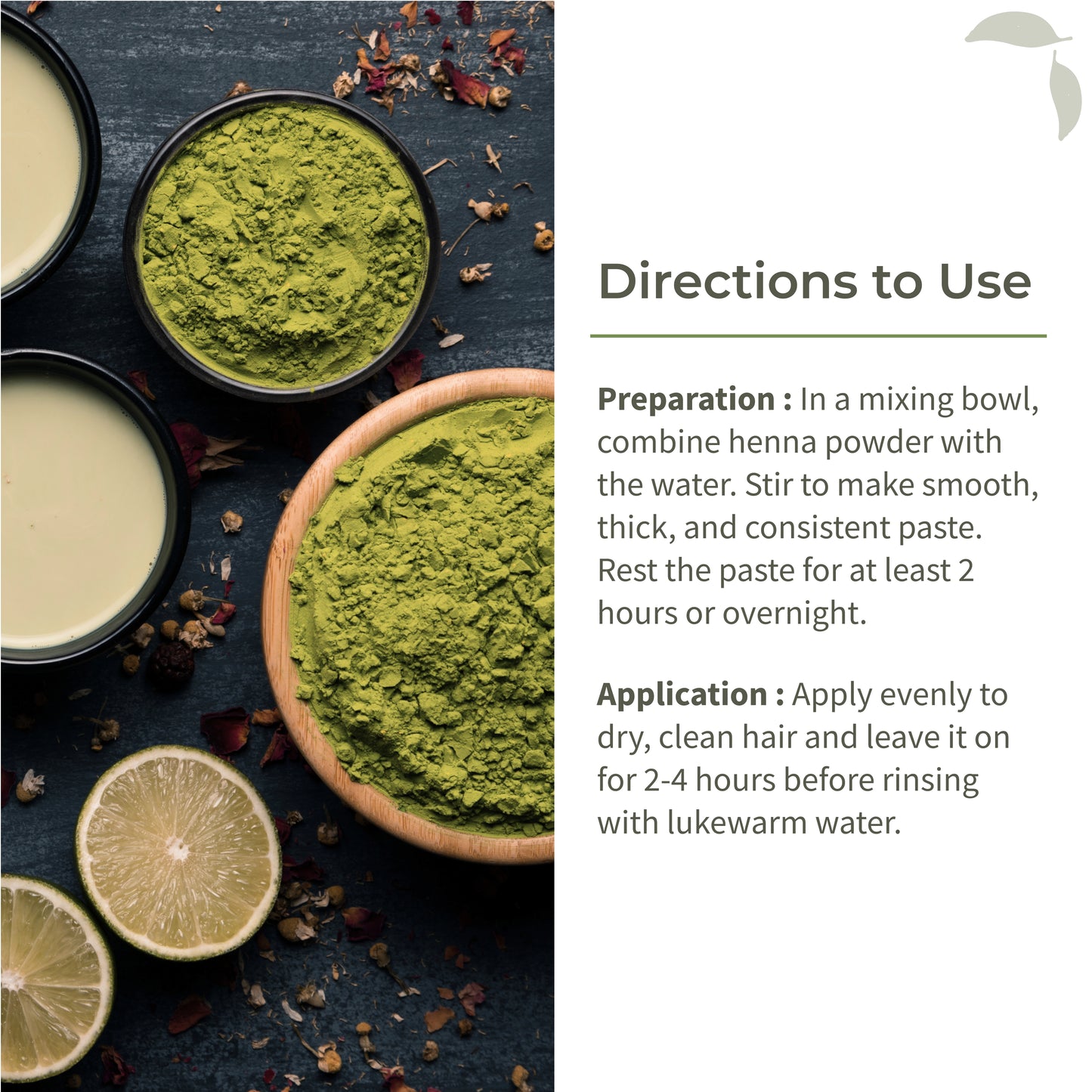 Ecotyl Henna Powder | Natural Hair Dye | Hair Strengthening  - 100g