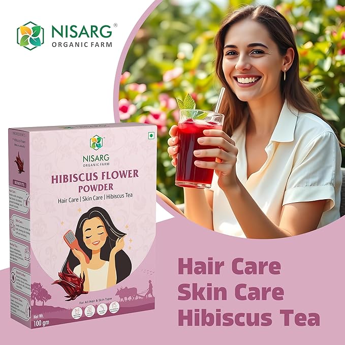 Nisarg Organic Farm Hibiscus Powder
