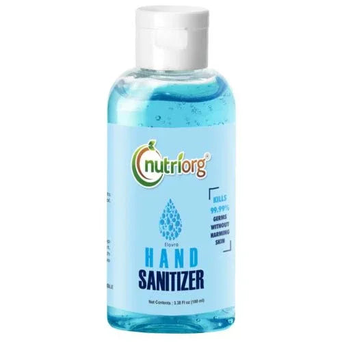 Nutriorg Elovra Liquid Hand Sanitizer - 100 ml ( Pack of 6 ) - Orgoshops