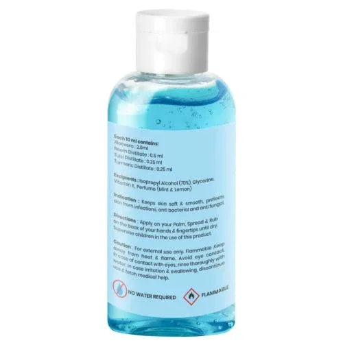 Nutriorg Elovra Liquid Hand Sanitizer - 100 ml ( Pack of 6 ) - Orgoshops