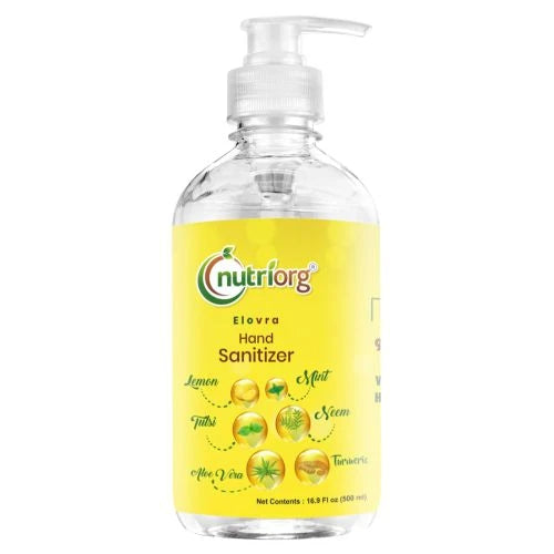 Nutriorg Elovra Gel Hand Sanitizer - 500 ml