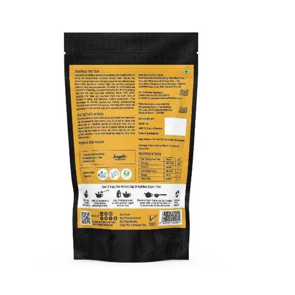 Healing Chai's of India | Cold& Hot Brew | 5 Flavour Pack | Makes 20 Cups Each flavour - Orgoshops