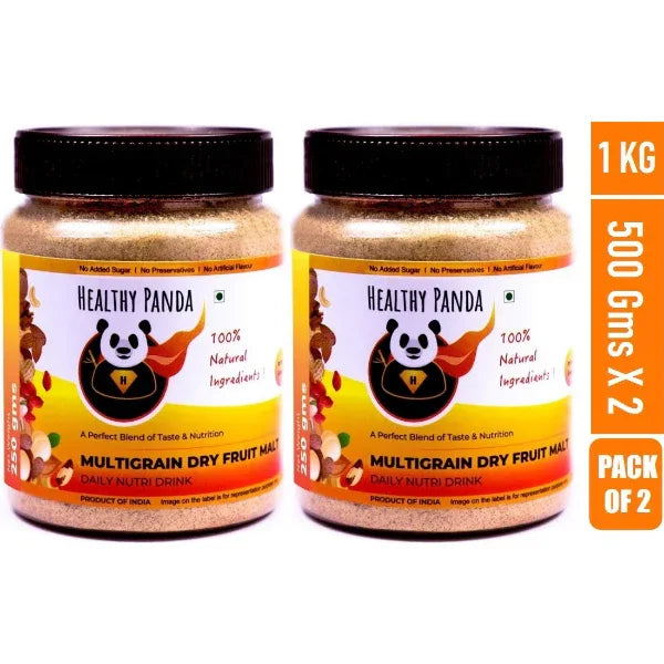 Healthy Panda : Multigrain Dry Fruit Malt - Orgoshops