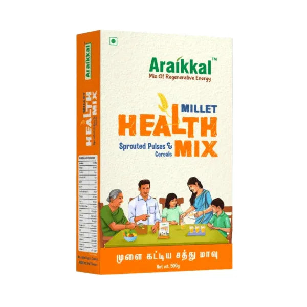 Araikkal Sprouted Health Mix Powder / Mulaikattiya Sathumaavu - 500 g - Orgoshops