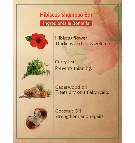 Ancient Living Hibiscus Shampoo Bar - 100 G