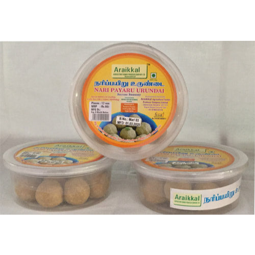 Araikkal Nari Payaru Urundai - 12 pcs ( Pack of 3 )