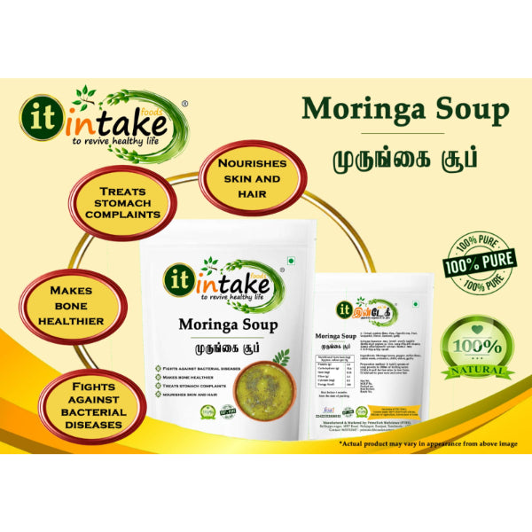 Intake Moringa Instant Soup Mix -200gm