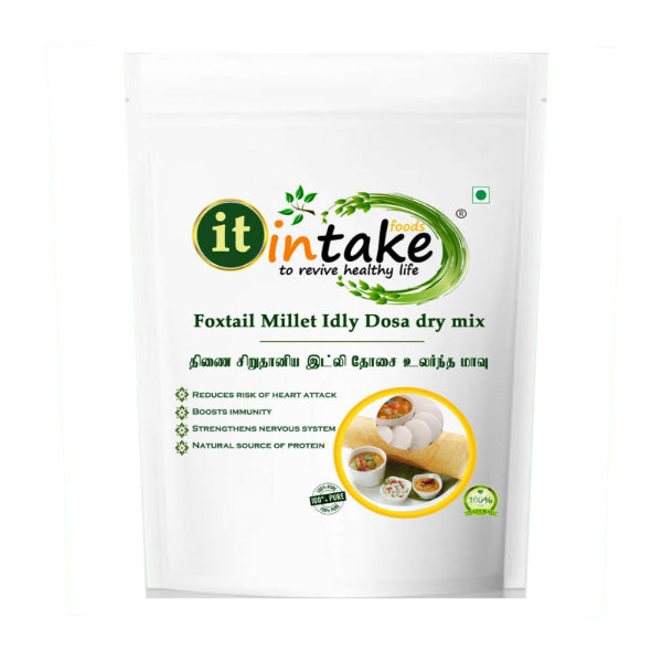 Intake Foxtail Millet Idly Dosa Dry Mix – Healthy Breakfast (Kangni,Thinai,Kora,Navane)-1 KG