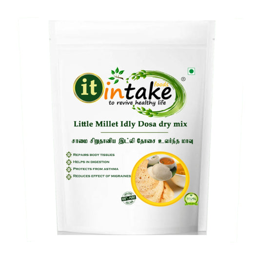 Intake Little Millet Idly Dosa Dry Mix (Saamai,Sama,Same,Chama)-500gm