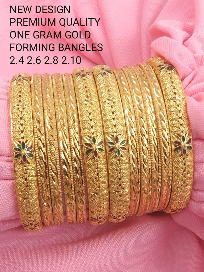 RS Jewelery/Bangles/Valaiyal/Fashion Gold Plated Bangles/Covering Bangles