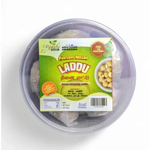Roohi Foxtail Millet / Thinai Laddu - 150 gram - Orgoshops