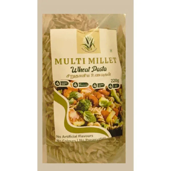 Nature's Harmony : Multimillet Wheat Pasta - 220 Grams - Orgoshops