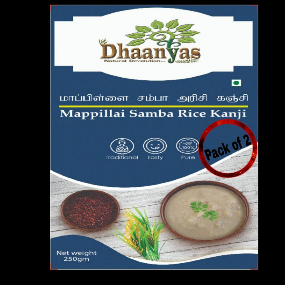 Dhaanyas Maapillai Samba Kanji Mix - 250 Gms (Pack of 2)