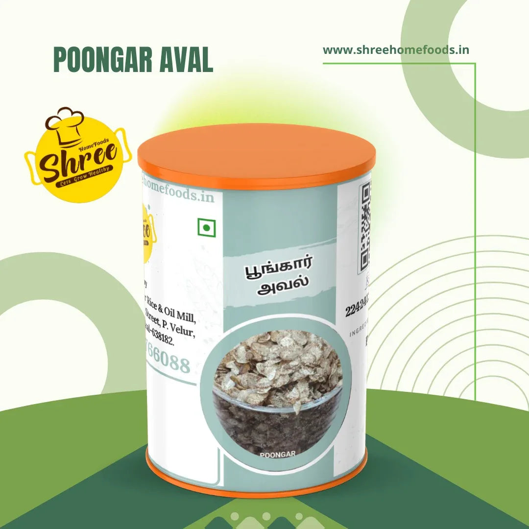 Shree Home Food Poongar Flakes / Poongar Aval - 500 g - Orgoshops