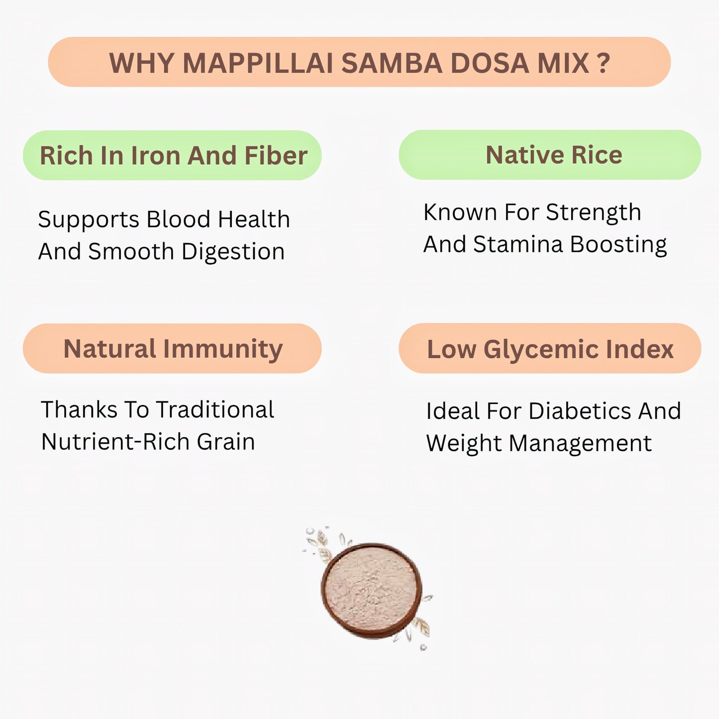 Araikkal Mappillai Samba Dosa Mix - 500 g (Pack of 2)