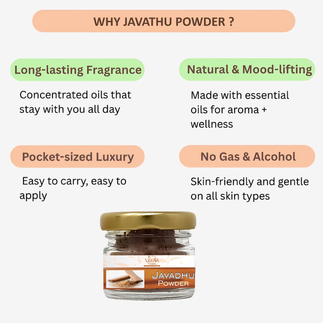 Veena  Javathu Powder - 10g ( Pack of 2 )