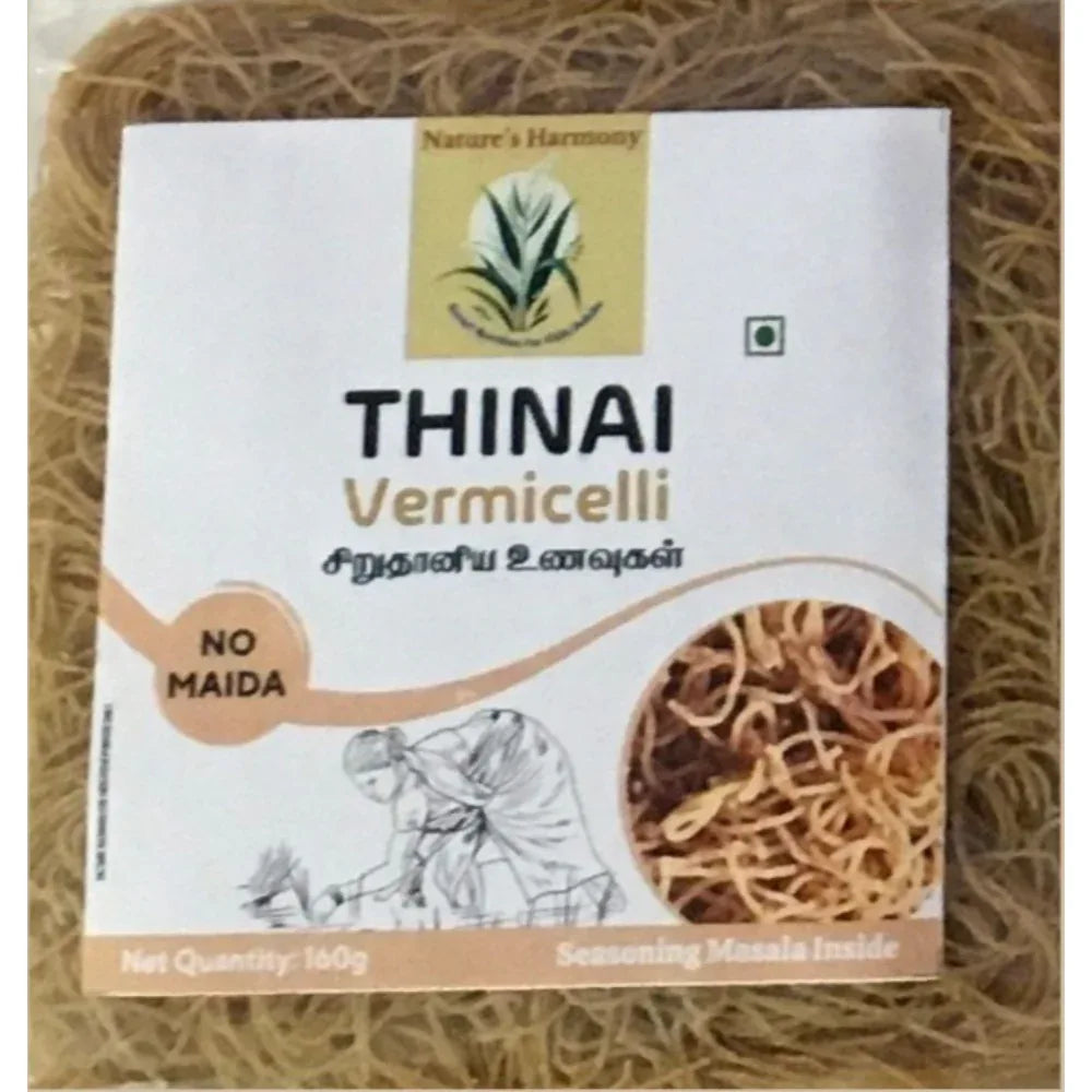 Nature's Harmony : Thinai Vermicelli / Thinai Semiya - 160 Gram - Orgoshops