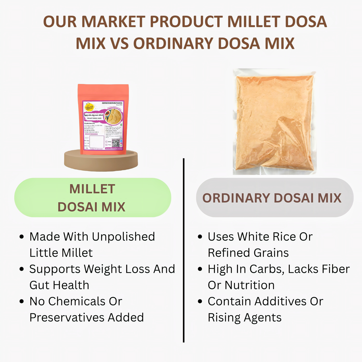 Shree Home Food Millet Dosai Mix