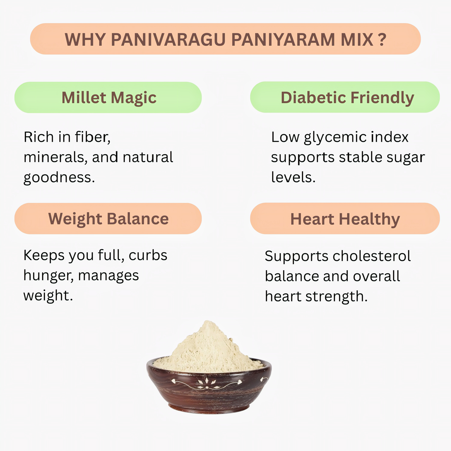 Araikkal Panivaragu Paniyaram Mix - 500 g (Pack of 2)