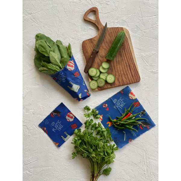 Full Kitchen Wrap Set- Plastic Free (3pc)