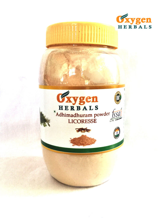 Oxygen Herbals Adhimadhuram Powder For Skin Whitening / Licorice Powder - 250g