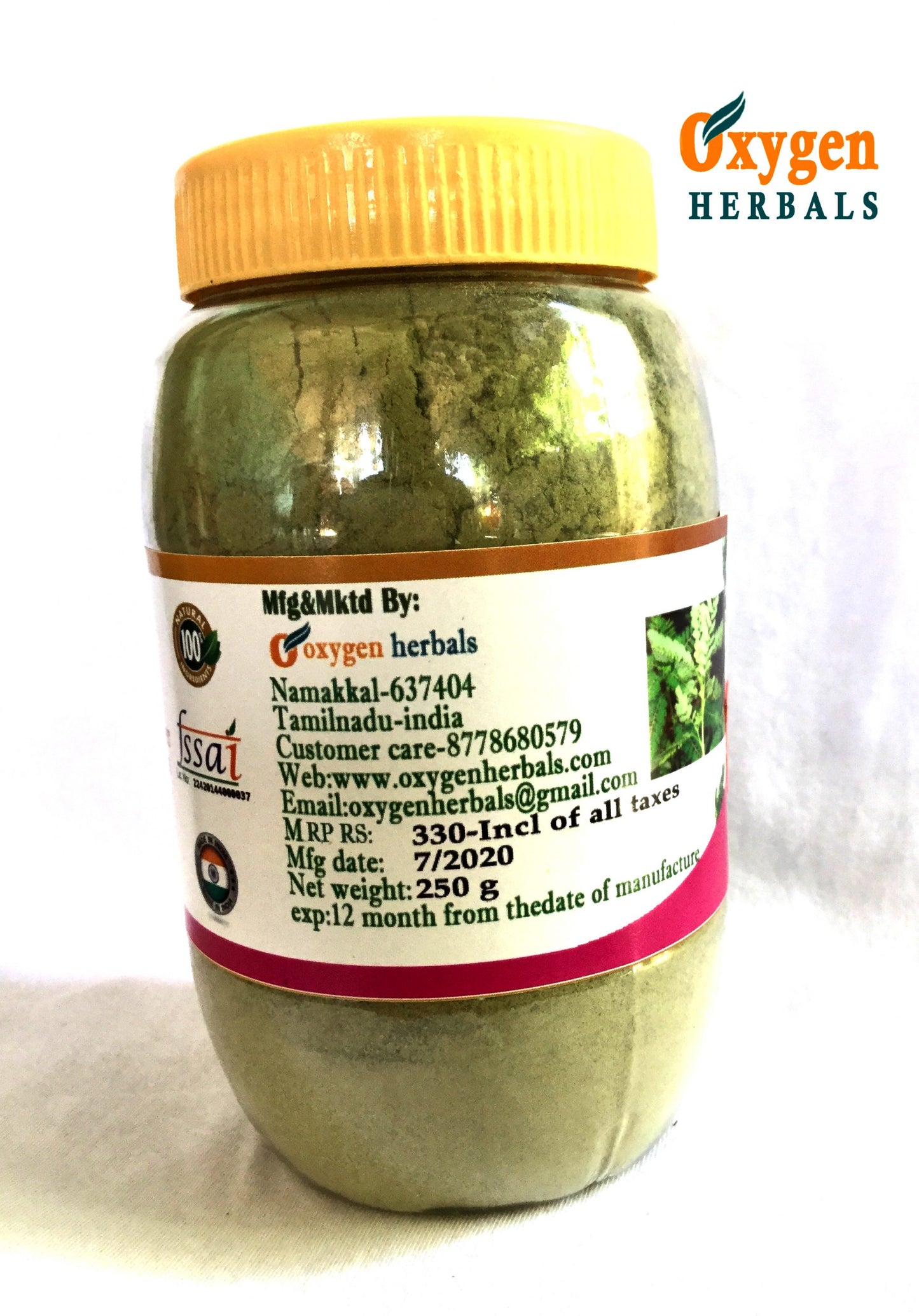 Oxygen Herbals Keelanelli /Bhumyamalaki/Phyllanthus Niruri Powder ( 250gm )