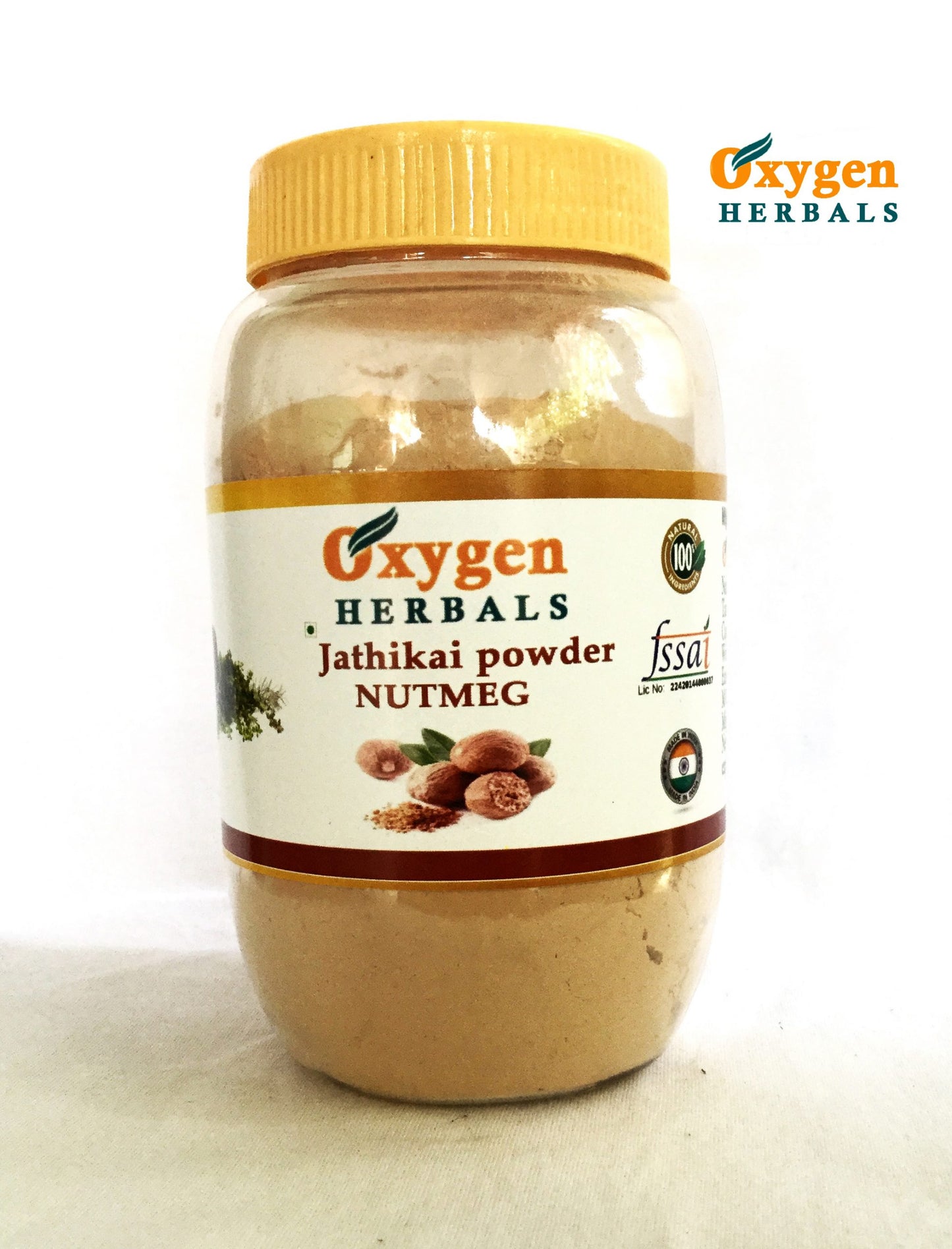 Oxygen Herbals Nutmeg Powder With Jaiphal and Jathikai ( 250 g )