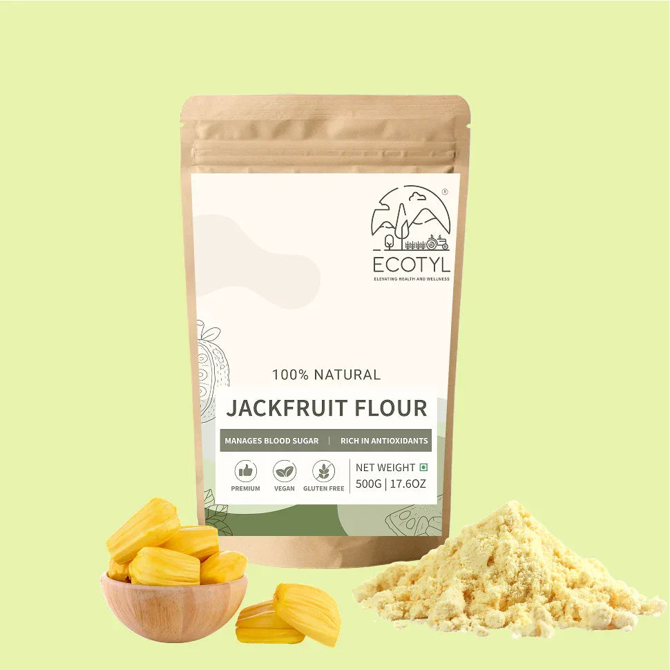 Ecotyl Jackfruit Flour | Low Glycemic Index | Gluten Free - 500g - Orgoshops