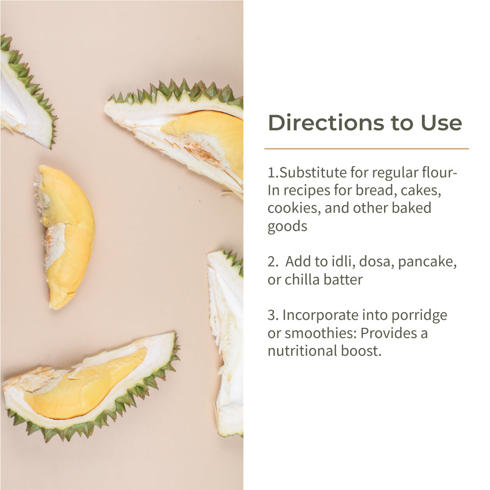 Ecotyl Jackfruit Flour | Low Glycemic Index | Gluten Free  - 500g