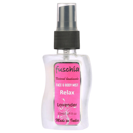 Fuschia Relax Lavender Face & Body Mist - 50ml