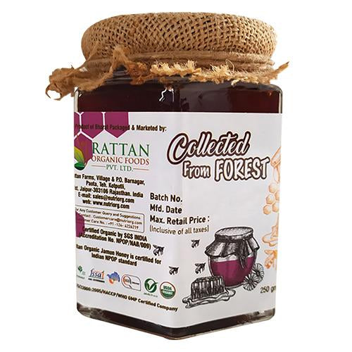 Nutriorgo Certified Organic Honey with Jamun Flavor - 250g