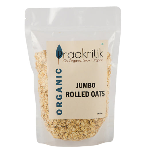 Prakritik Organic Jumbo Rolled Oats-500g