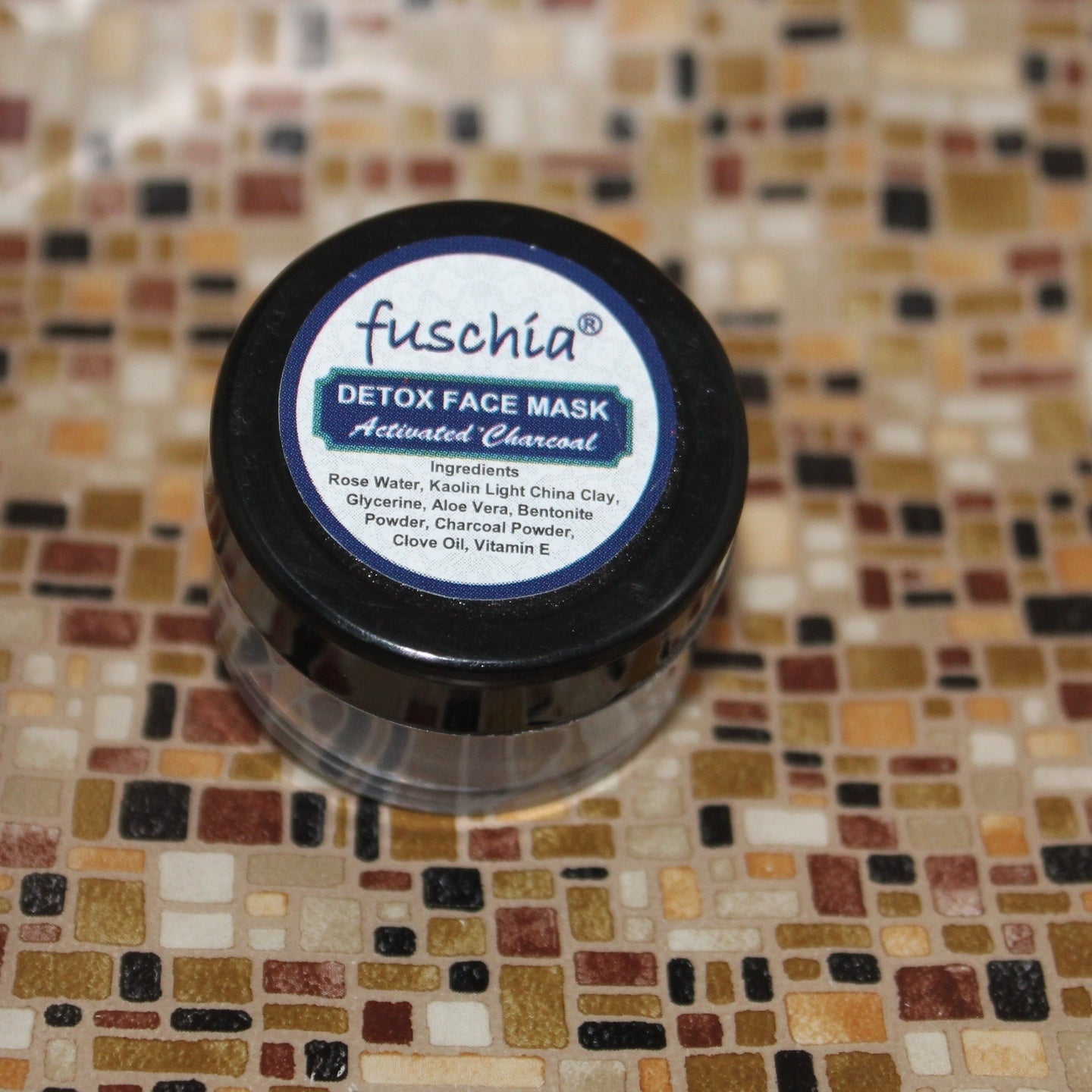 Fuschia Detox Face Mask - Activated Charcoal-15g(PACK OF 2)