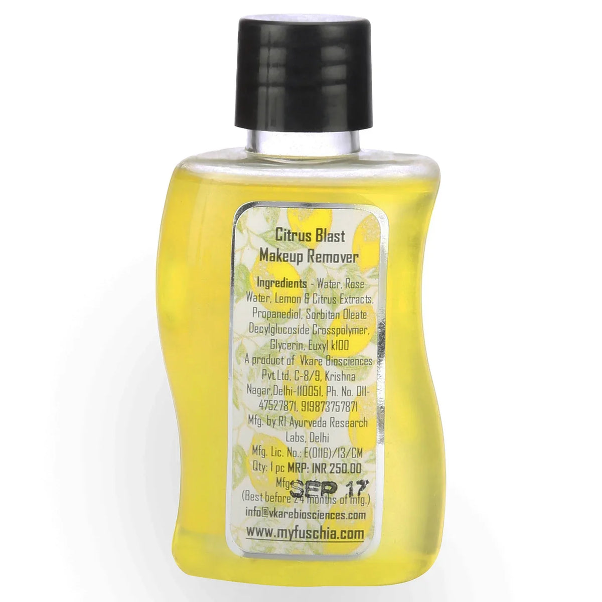 Fuschia Make-up Remover - Citrus Blast - 50 ml - Orgoshops