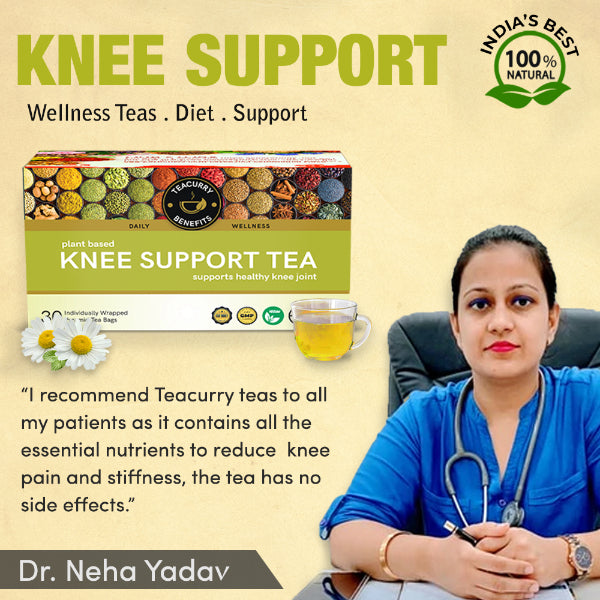 Knee Support Tea/Helps with Knee Pain, Osteoporosis, Strong Bones-100g (30 Bags)