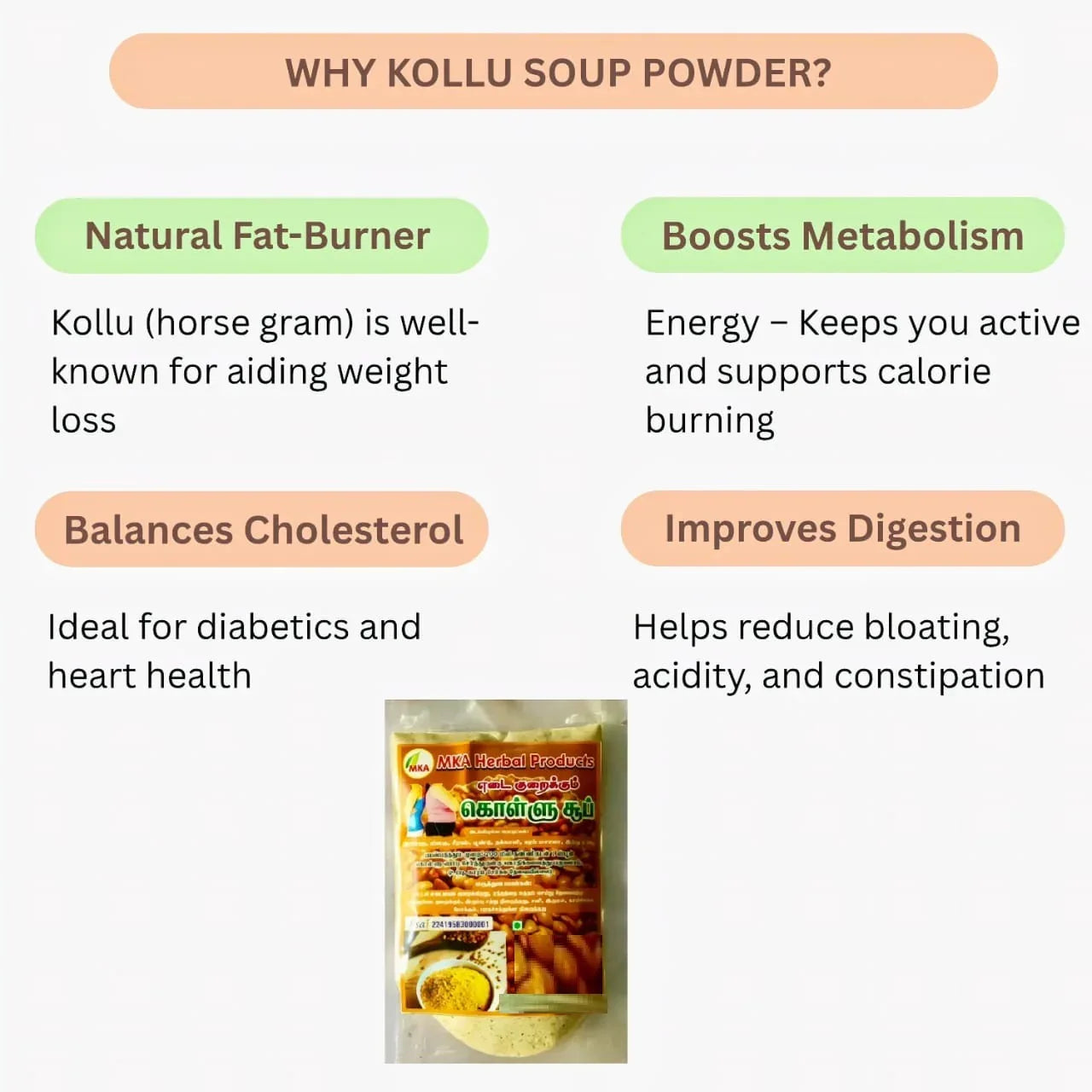MKA Herbal Kollu Soup - 100 g - Orgoshops