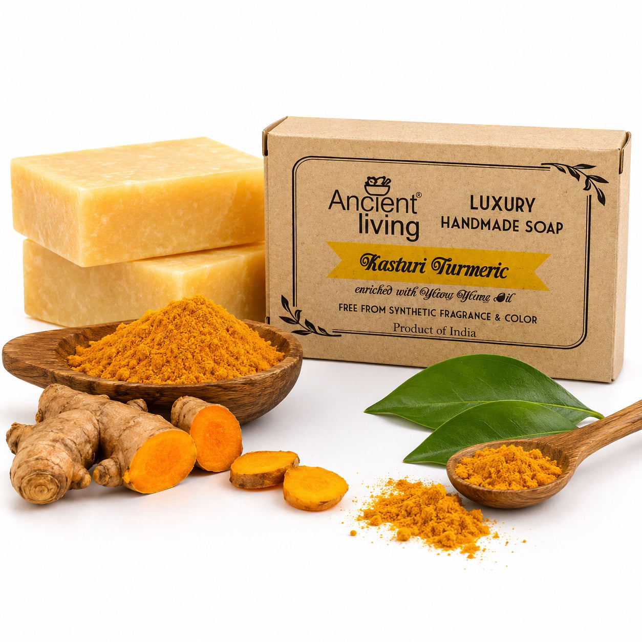 Kasthuri Tumeric Luxury Handmade Soap -100gm