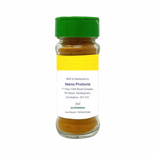 Label of Turmeric Powder