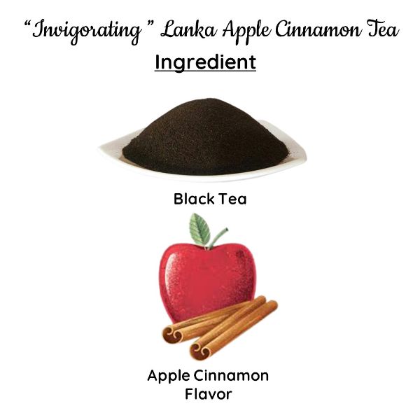 Invigorating Lanka Apple Cinnamon Tea | Cold & Hot Brew | Makes 25 Cups