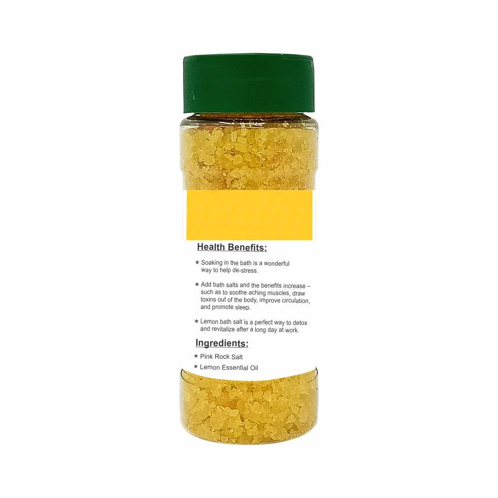 Veena Lemon Epsom Bath Salt - 200g - Orgoshops