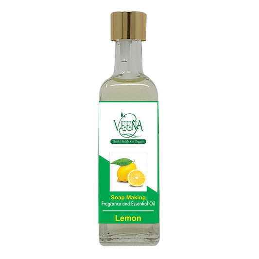 Veena Products Soap Making Lemon Essential and Fragrance oil - 60Ml