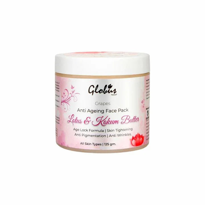 Lotus Kokum Butter Anti Aging Face Pack 125gms - Orgoshops