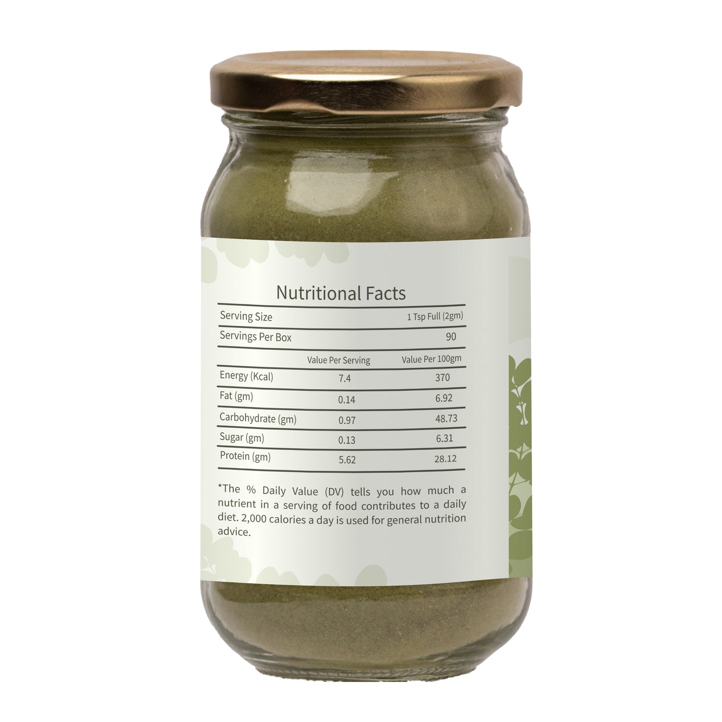 Ecotyl Moringa Leaf Powder | Natural Multi-Vitamin | Good for Hair & Skin  - 150g