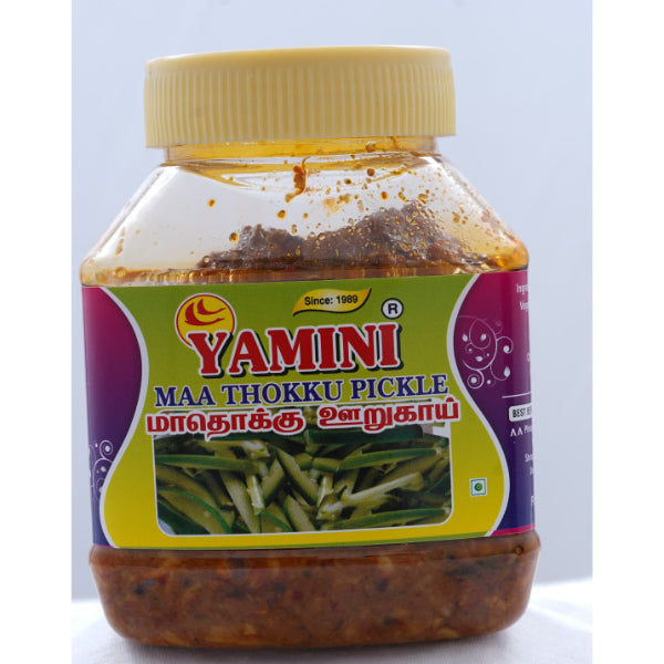 Yamini Foods Maa Ginger Pickle / Maa Thokku Orugai / Orugai Combo Pack Each 500g