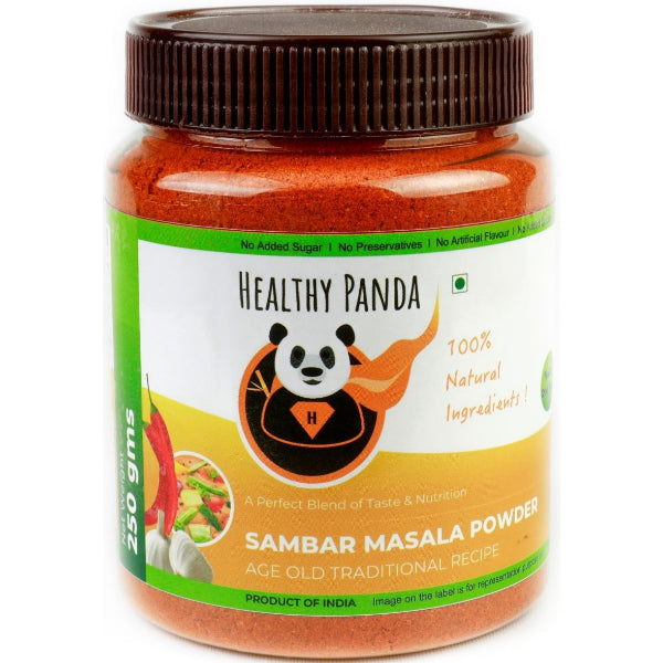 Healthy Panda Sambar Masala Powder – 300 g (100g Pack of 3)