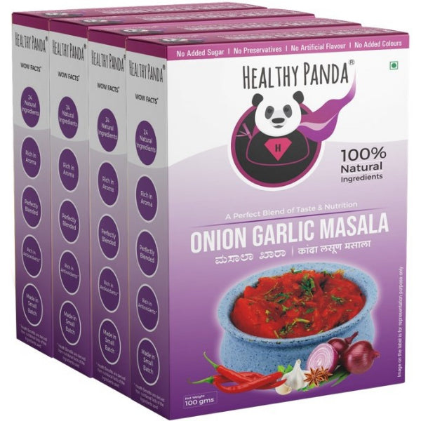 Healthy Panda Onion Garlic Masala - 300 g (100g Pack of 3)