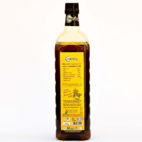 Nutriorgo Certified Organic Sesame Oil - 500ml Glass Bottle